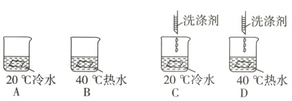 20℃冷水40℃热水20℃冷水40℃热水
