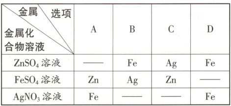 FeSO4溶液ZnZnAgAgNO溶液FeFe一一