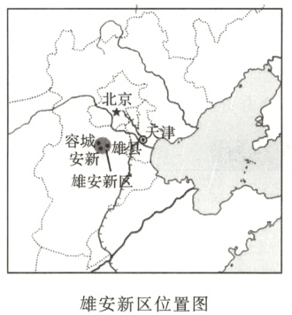 雄安新区位置图