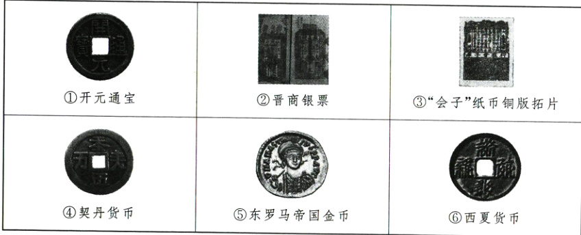 契丹货币东罗马帝国金币西夏货币