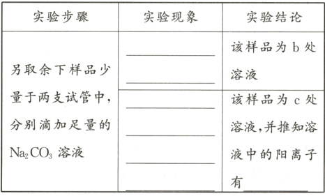 NaCO溶液液中的阳离子
