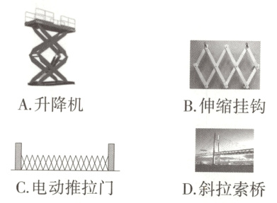 C电动推拉门D斜拉索桥