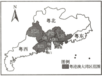 图例粤港澳大湾区范围