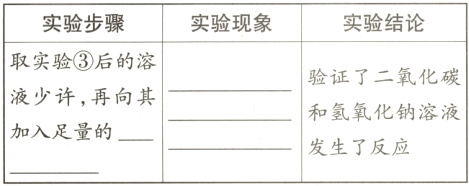 加入足量的发生了反应