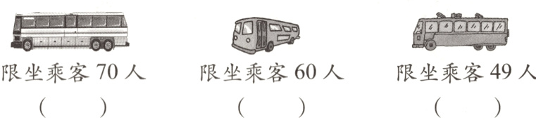 限坐乘客70人限坐乘客60人限坐乘客49人
