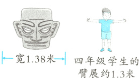 ←宽138米一四年级学生的臂展约13米