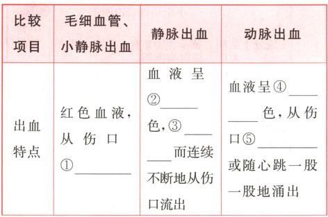 不断地从伤一股地涌出口流出
