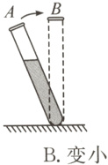 B变小