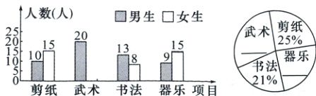 13剪纸武术书法器乐项目
