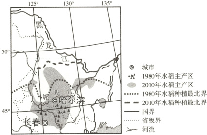 2010年水稻种植最北界一国界45省级界河流