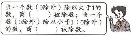数0除外除以小于10野的数商被除数