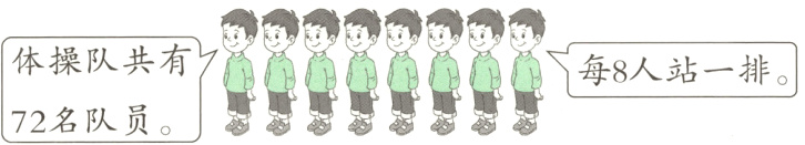 每8人站一排72名队员