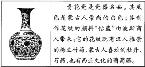的梅兰竹菊蒙古人喜欢的牡丹芍药也有西亚文化的葡萄藤