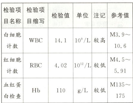 M135~血红蛋Hbg/L较低110白检查175