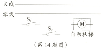 自动扶梯第14题图