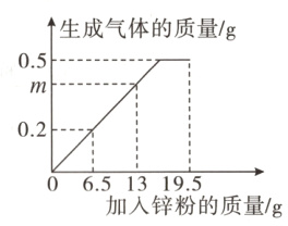 06513195加入锌粉的质量/g