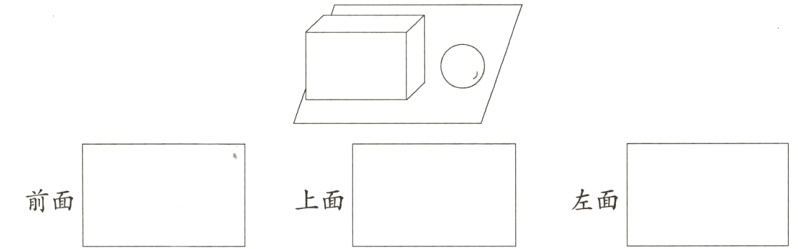 左面上面前面