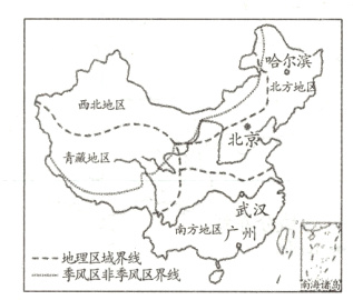 −−地理区域界线−季风区非季风区界线0