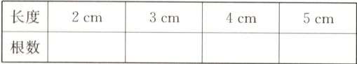 长度2cm3cm4cm5cm根数