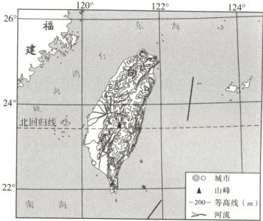 22°山峰−200−等高线m南海