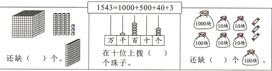 在十位上拨个六还缺个还缺个珠子