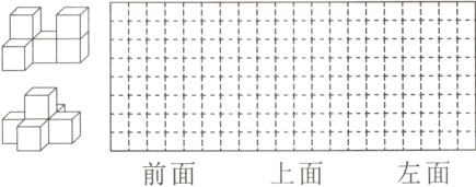 左面上面前面