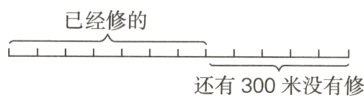 还有300米没有修