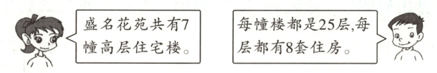 每幢楼都是25层每幢高层住宅楼层都有8套住房