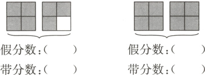 假分数假分数带分数带分数