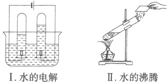 II水的沸腾I水的电解