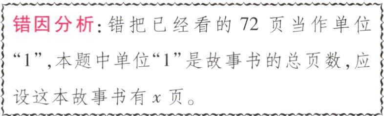设这本故事书有x页