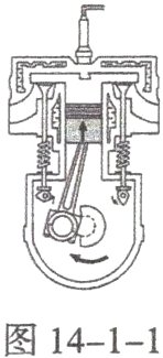 C做功冲程机械能转化为内能图14−1−1