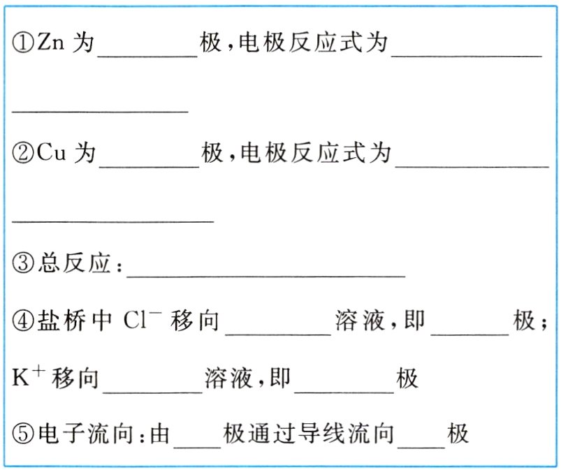 5电子流向由极通过导线流向