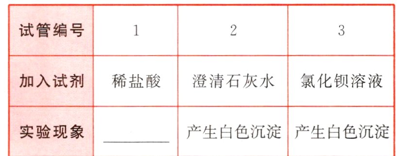 实验现象产生白色沉淀产生白色沉淀