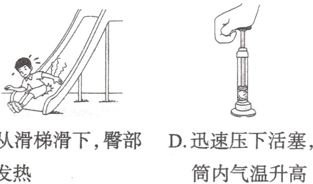 发热筒内气温升高
