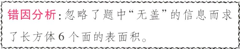 了长方体6个面的表面积
