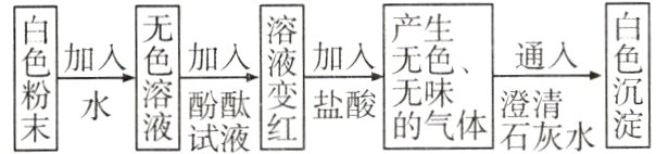 无味溶酚酞盐酸澄清的气体石炭水液试液红
