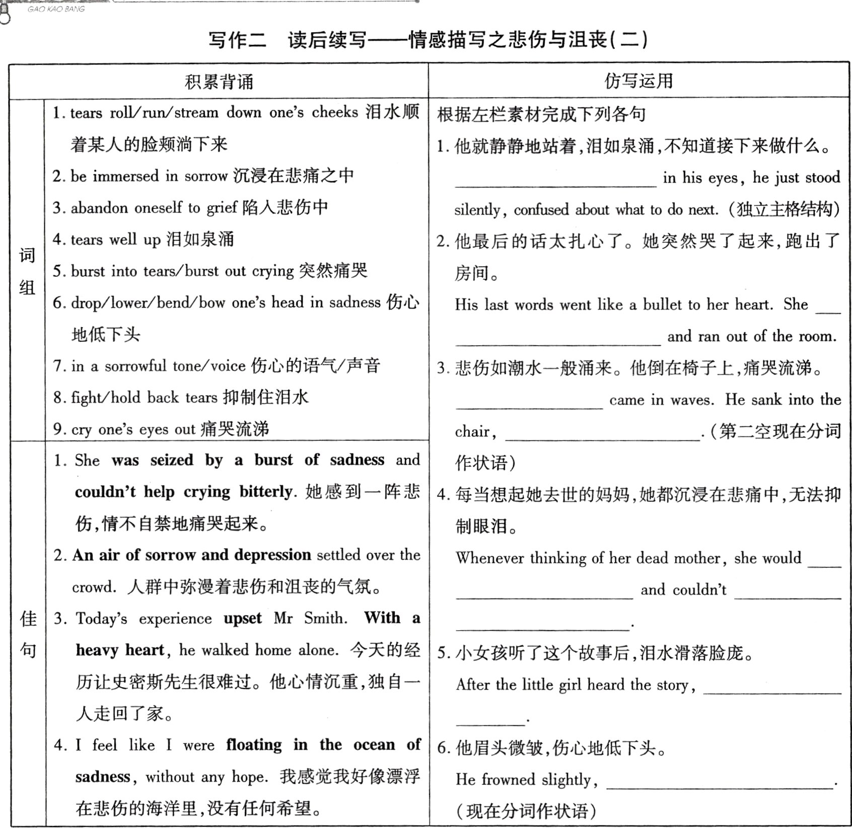 在悲伤的海洋里没有任何希望