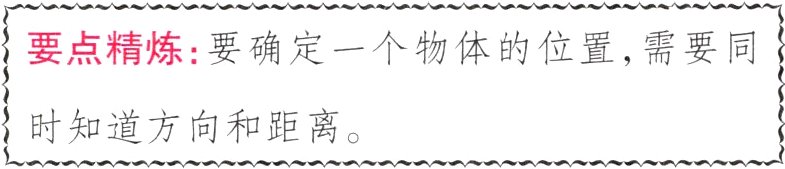 时知道方向和距离