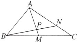 中点M是BC的中点点N在B