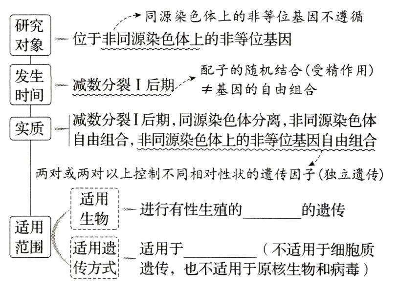 传方式遗传也不适用于原核生物和病毒