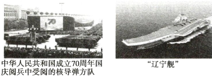 中华人民共和国成立70周年国'辽宁舰'庆阅兵中受阅的核导弹方队