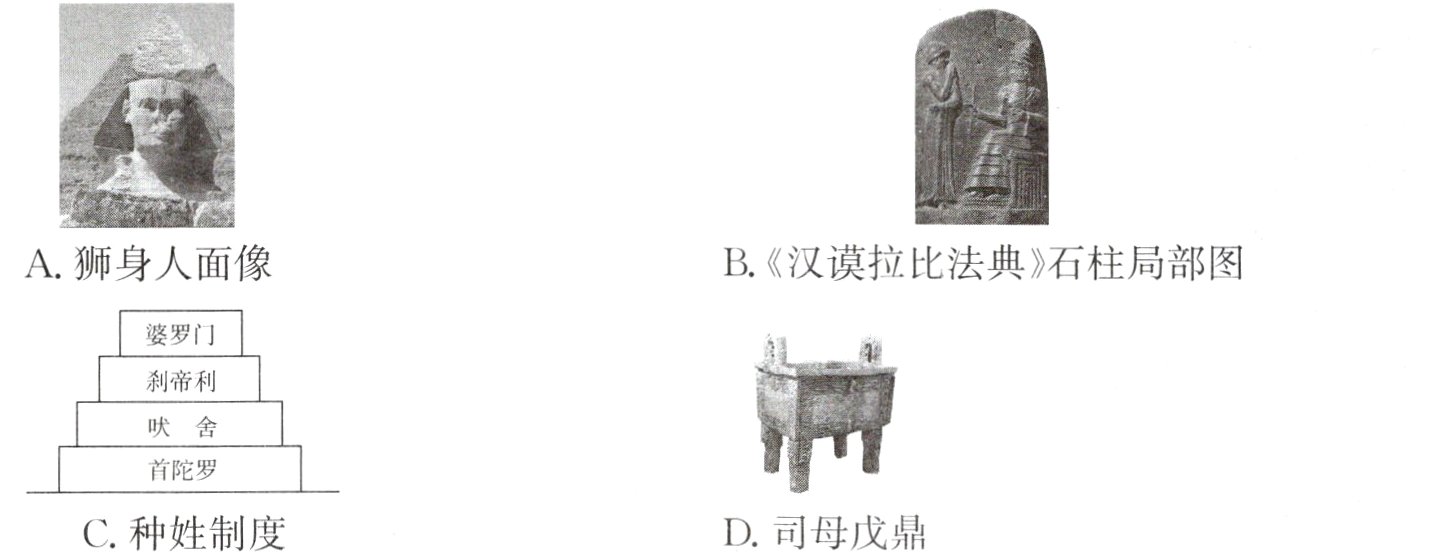 D司母戊鼎C种姓制度