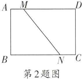 矩形对折使B和D重合的图