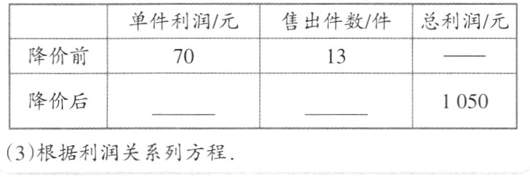 3根据利润关系列方程