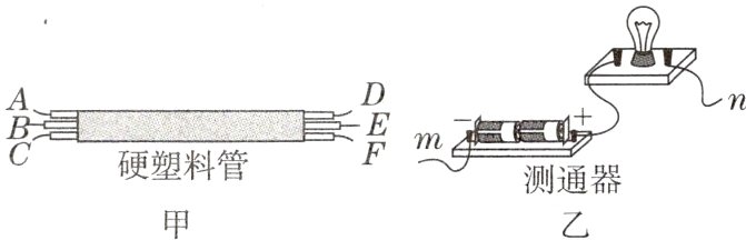 硬塑料管测通器