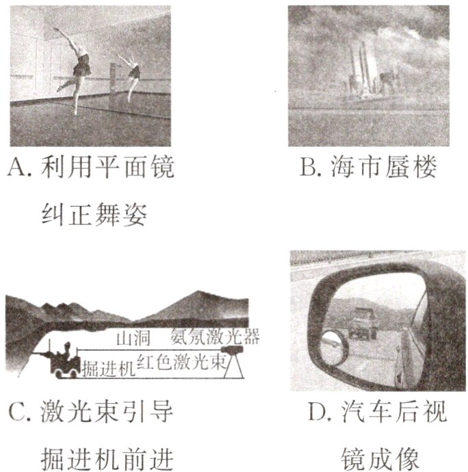 掘进机前进镜成像