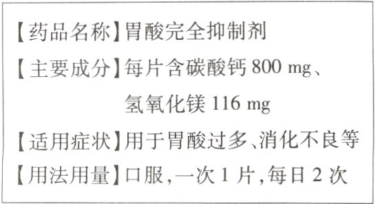 用法用量口服 一次1片 每日2次