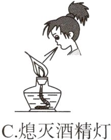 C熄灭酒精灯