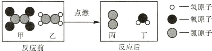 丁0氮原子反应后反应前